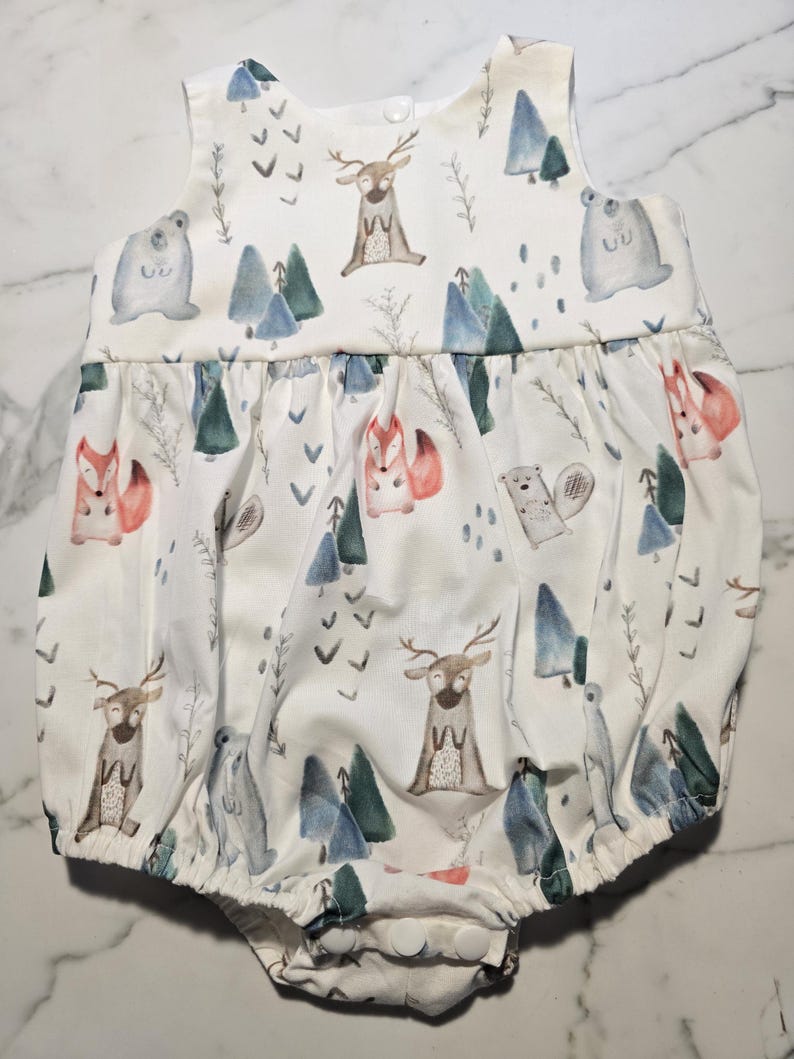 Wild one birthday romper, baby forest animals outfit, two wild birthday outfit, gender neutral baby gift, forest animals romper