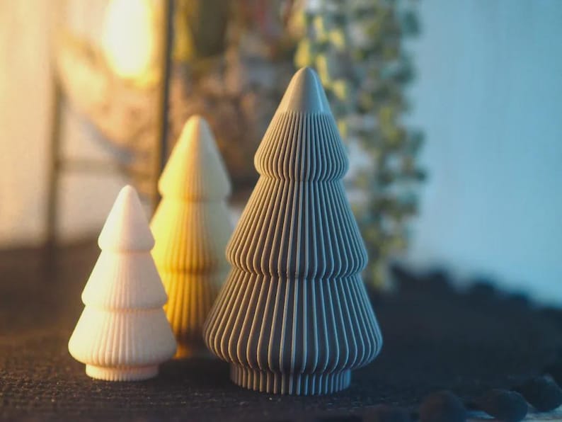 3D Printed Christmas Tree | Minimalist Holiday Decor