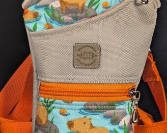 capybara waterproof slim crossbody bag