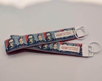 RBG inspired wrist key fob I Dissent Ruth Ginsberg