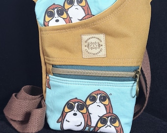 Porgs waterproof slim crossbody bag