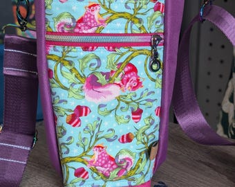 Neon Squirrel waterproof water bottle crossbody bag- Standard