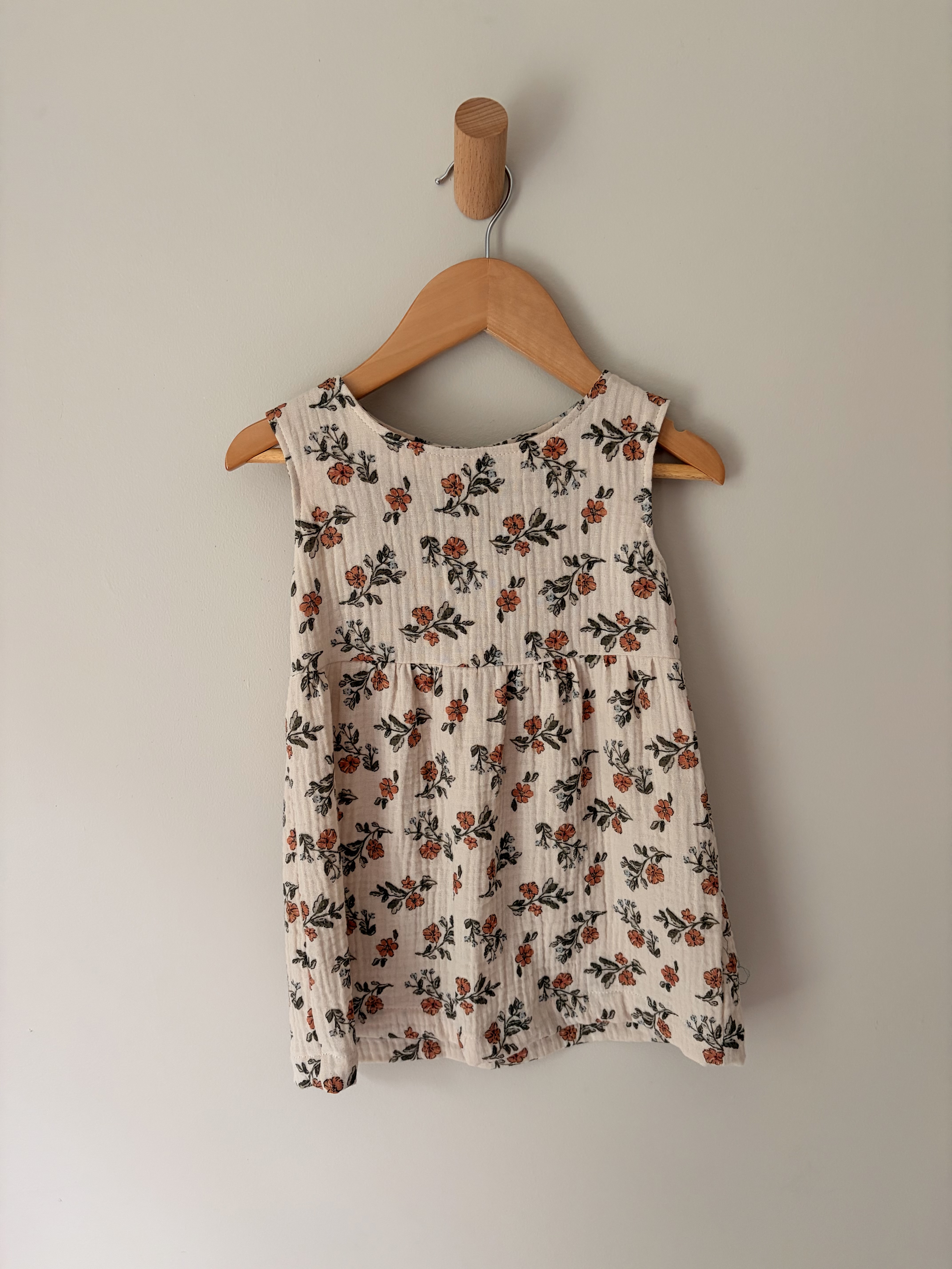 Terracotta Flower Dress in size 2t